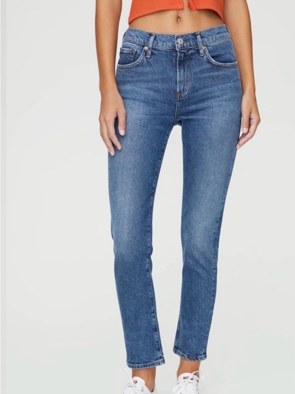AGOLDE Toni Mid Rise Size 25